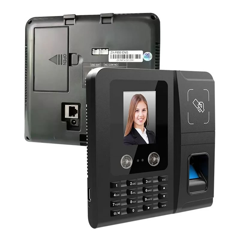 F650 Biometric Fingerprint Reader and Facial Recognition Access Control Machine